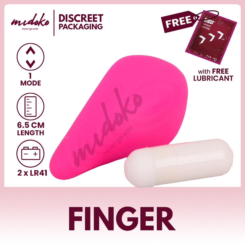 Midoko Tongue Shaped Finger Vibrator for Women Adult Sex Toys for Girls  with Free Batteries | Shopee Philippines