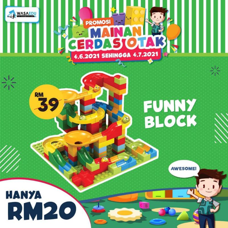 Children Building Funny Blocks Mainan Cerdas Otak | Shopee Philippines