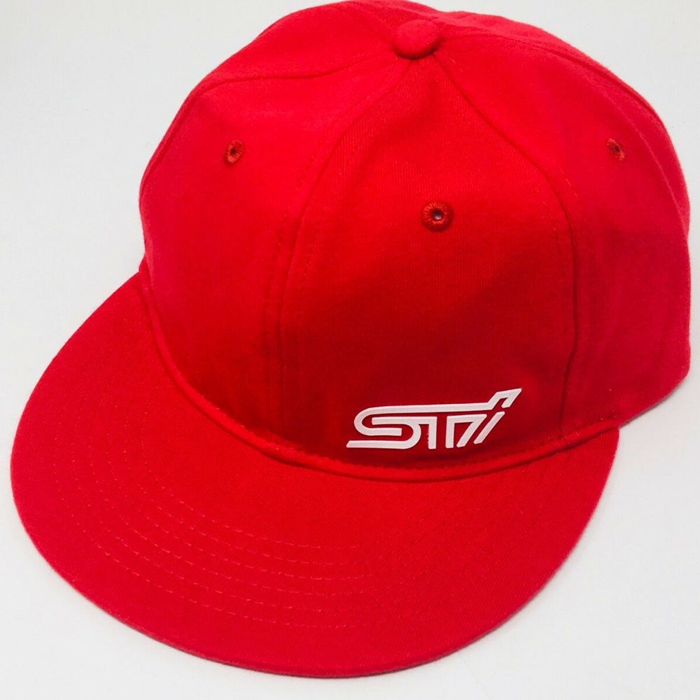 Subaru STI Cap Hat Impreza STI WRX Cotton Red Flat Bill | Shopee ...