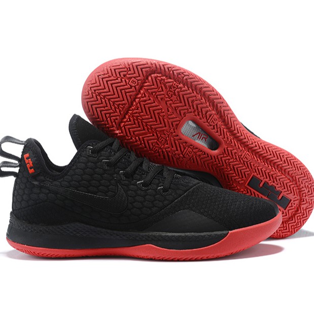 Lebron red cheap black shoes