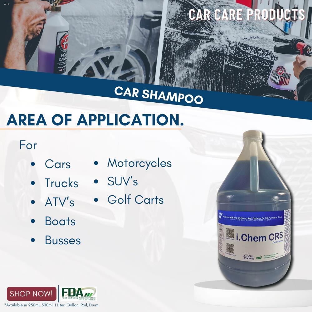 Waxes CAR SHAMPOO 1 GALLON (FOAMY CAR SHAMPOO WITH CARNUABA WAX, 3700ml) Shopee Philippines