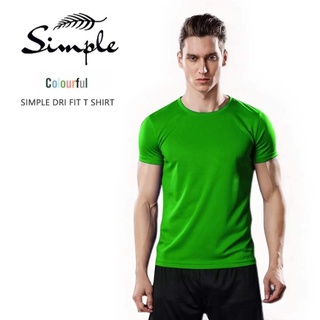 simple drifit t shirt Men & Women American size Plain Dark color top men s  apparel Crew neck Round