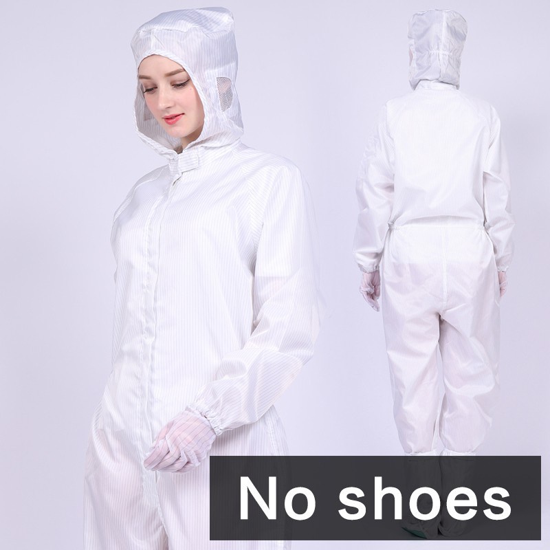 Clean room Overall Jumpsuit Coverall ESD PPE Suit Washable Reusable ...