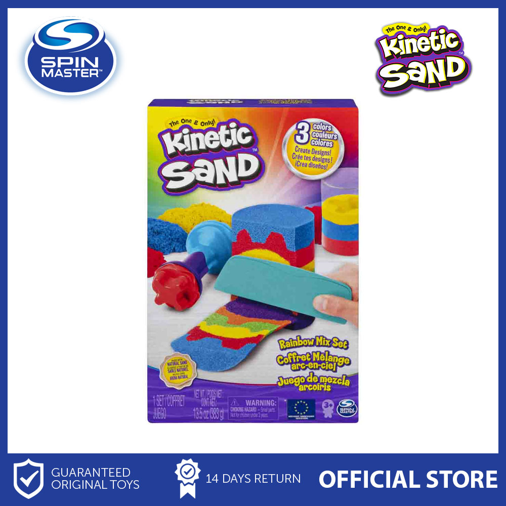 Kinetic Sand Rainbow Mix Set for Kids Shopee Philippines