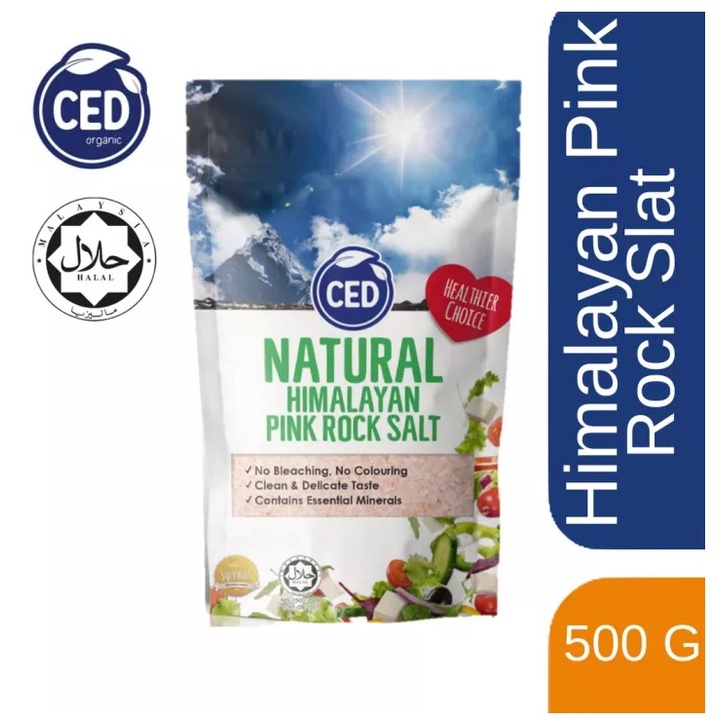 Ced Natural Himalayan Pink Rock Salt Iodised 500g. Shopee Philippines