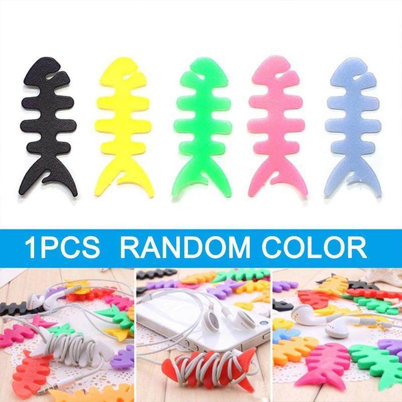 1 PCS Fishbone Winder Organizer Earphone Cable Cable Cord Holder ...