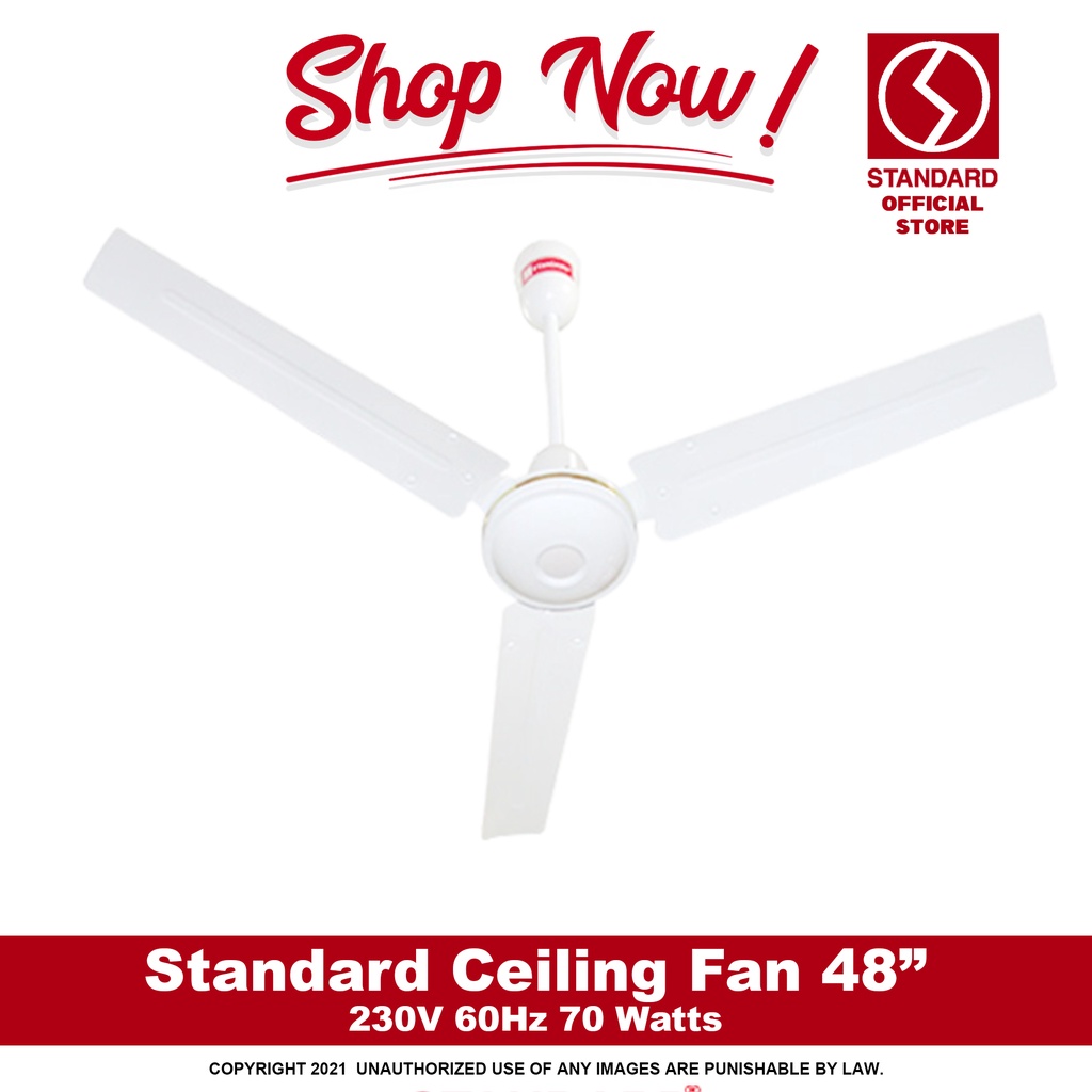 Standard Ceiling Fan 48" SCF48 Shopee Philippines