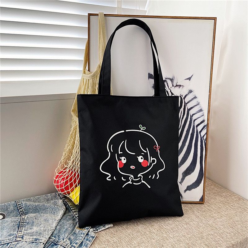 POUCH.ME Korean Cute Little Girl Tote Bag Shopee Philippines