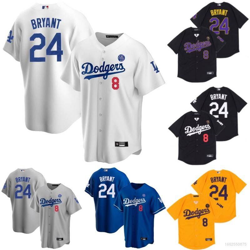 Hot MLB Los Angeles Dodgers Baseball Jersey Shirt Kobe Memorial Classic