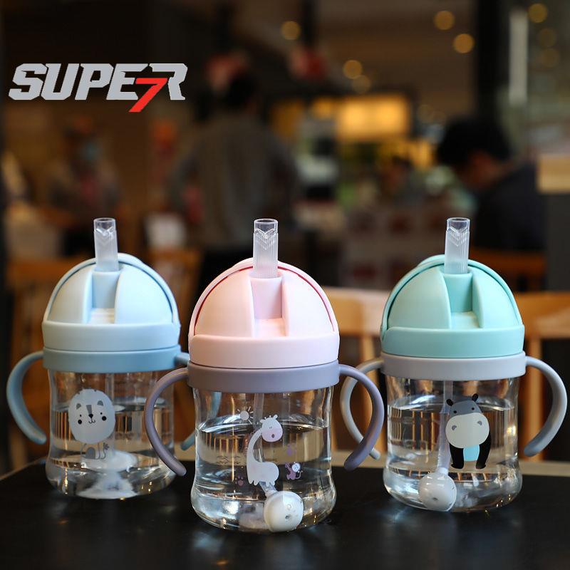 Babyhug Stainless Steel Tumbler With Airtight Lids & Straw - 300 ml
