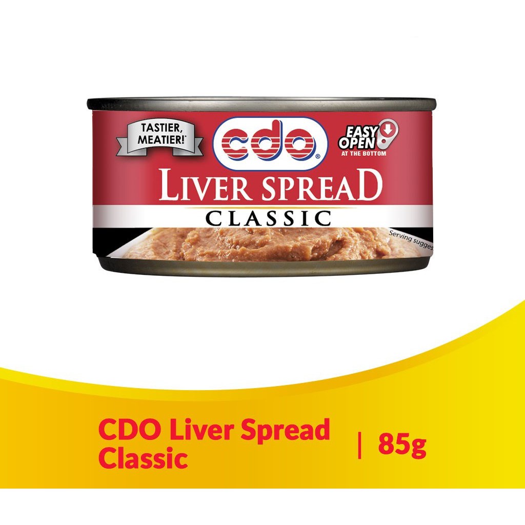 Food & Beverage▣☋CDO Liver Spread Classic 85g | Shopee