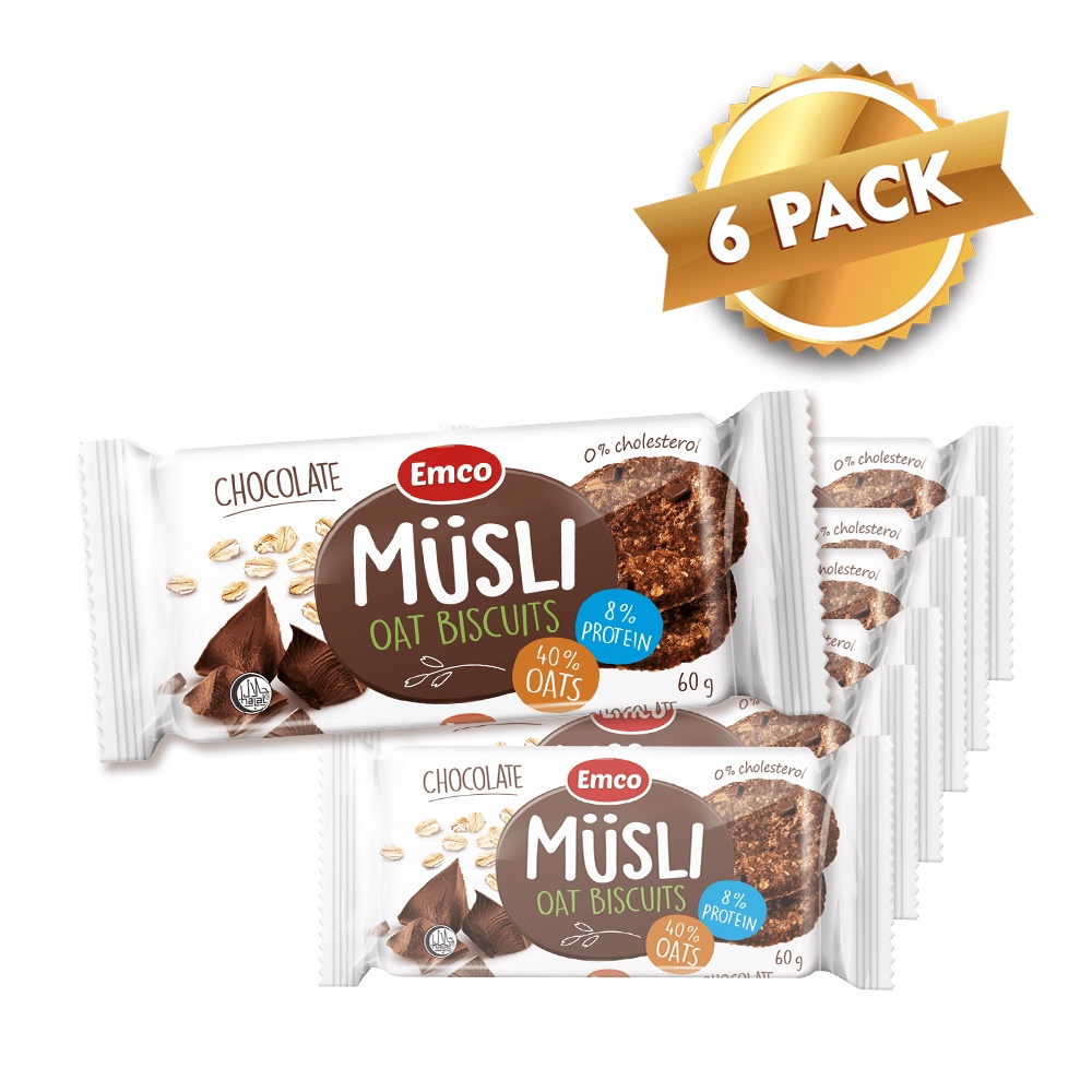 Musli Oat Biscuits Chocolate 60g (6 packs) Shopee Philippines