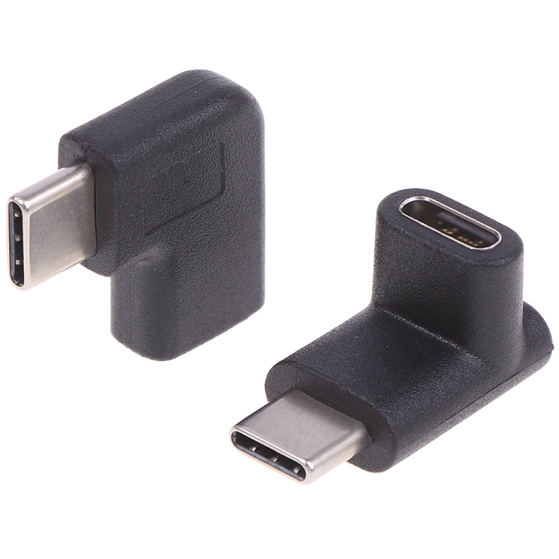 3CA Right Angle 90 Degree USB 3.1 Type C Male To Female USB-C Converter ...