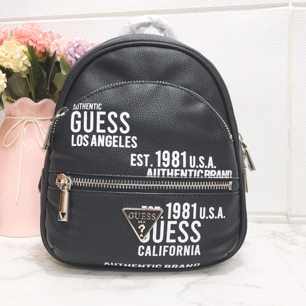 Fake guess backpack sale