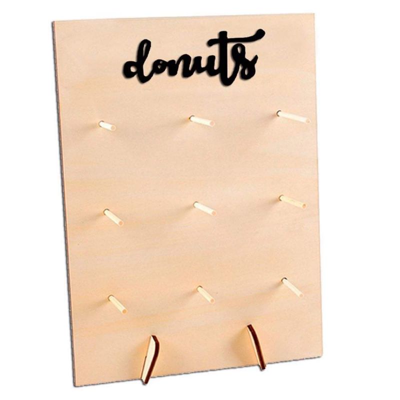 wooden donut rack donut stand donut display | Shopee Philippines