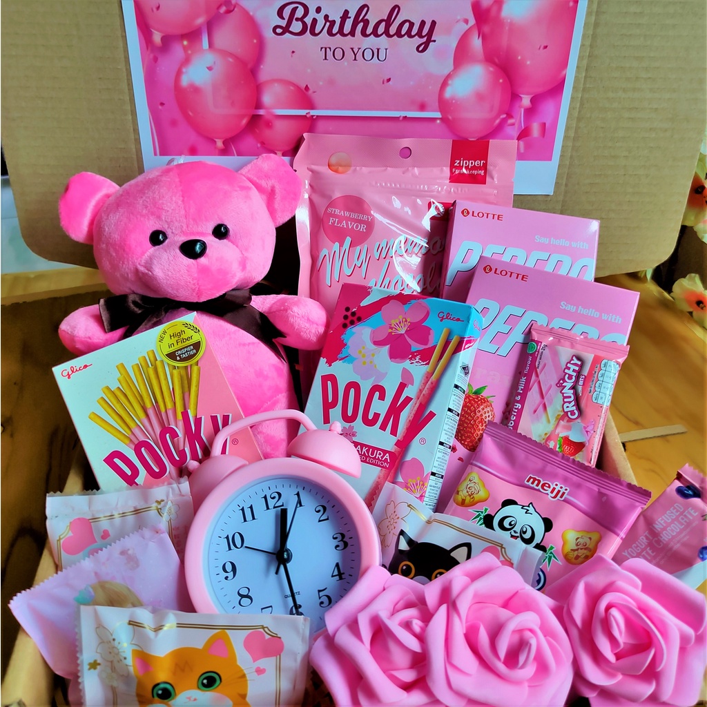 Pink Birthday Box Ideas For Best Friend Cute Pink Gifts For Women