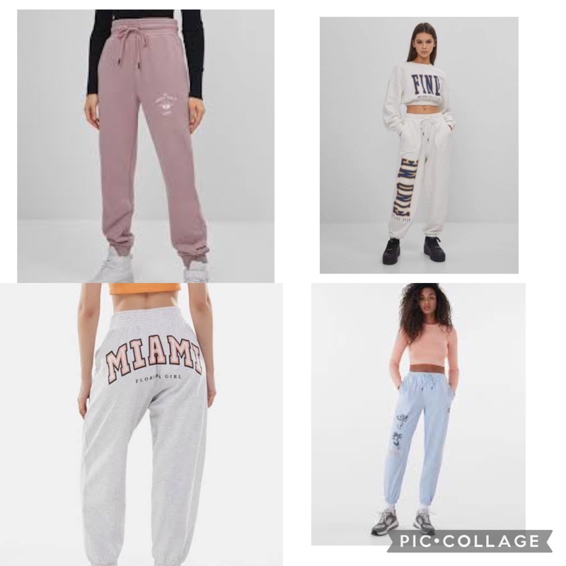 Bershka cheap jogging trousers