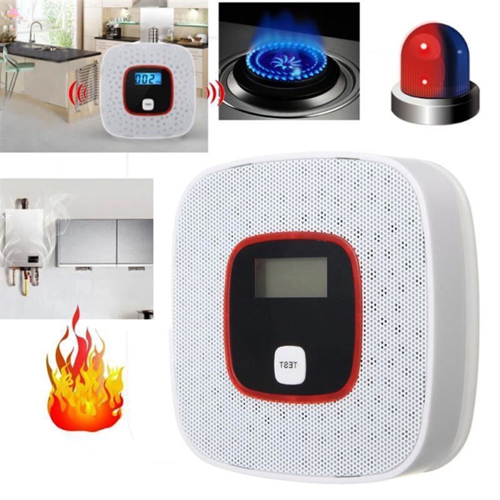 Ultimate Guide to Carbon Monoxide Detectors: Gas Alarm Sensor with Human Voice Warning ; LCD Display for Home Safety
