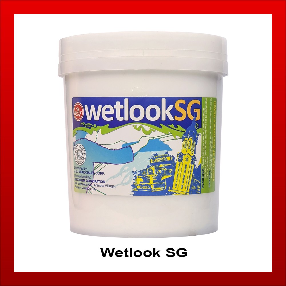 J&J Virgo Sales Corp. Wetlook SG Rubberized Textile Ink for Silk Screen ...