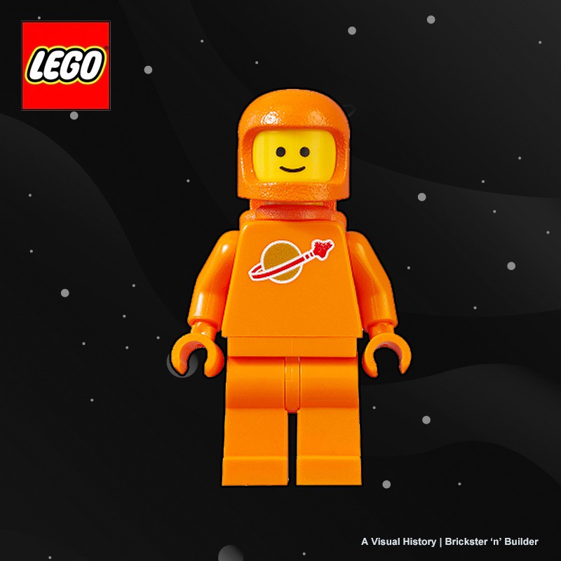 Lego orange top classic spaceman