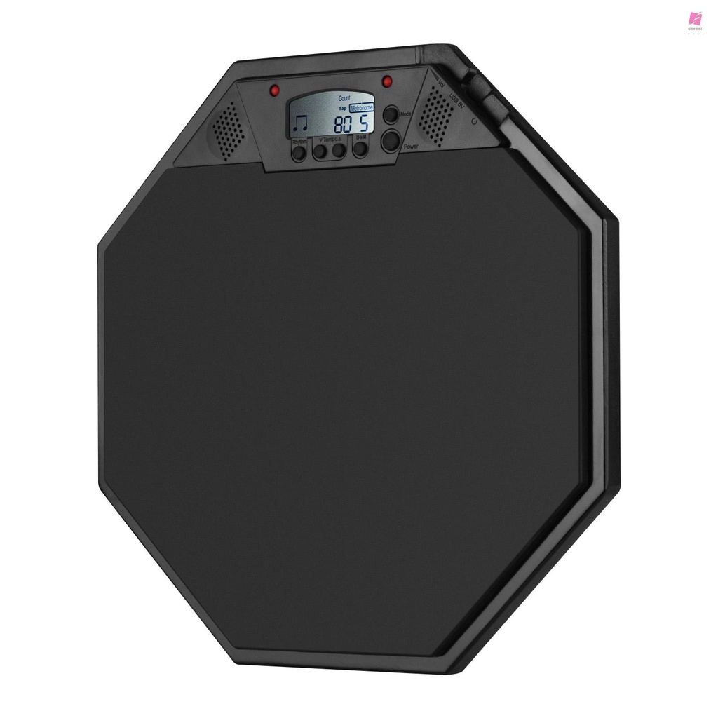 {dole} Electric Practice Pad Dumb Drum Electronic Drum Pad with Digital