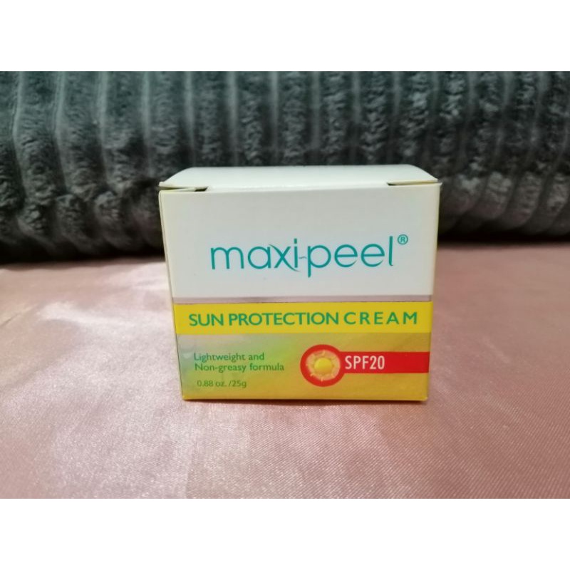 Maxipeel Sun Protection Cream 25g Shopee Philippines
