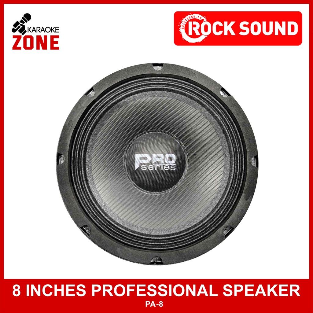 Rocksound Pro series Speaker / Rocksound 8 inches PA8 Professional ...