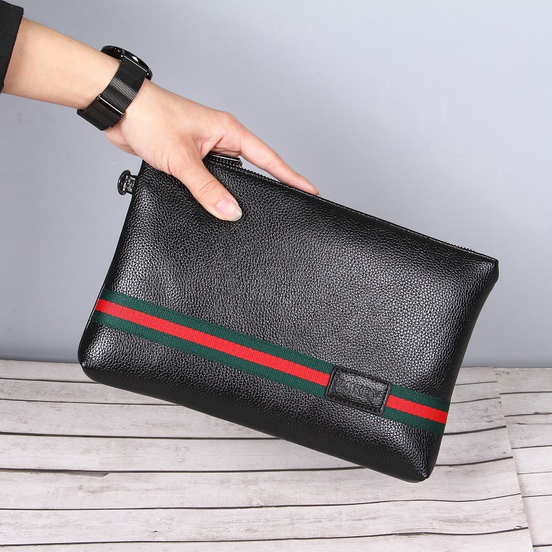 Man Trending Fashion Leather Hand Carry Clutch Bag