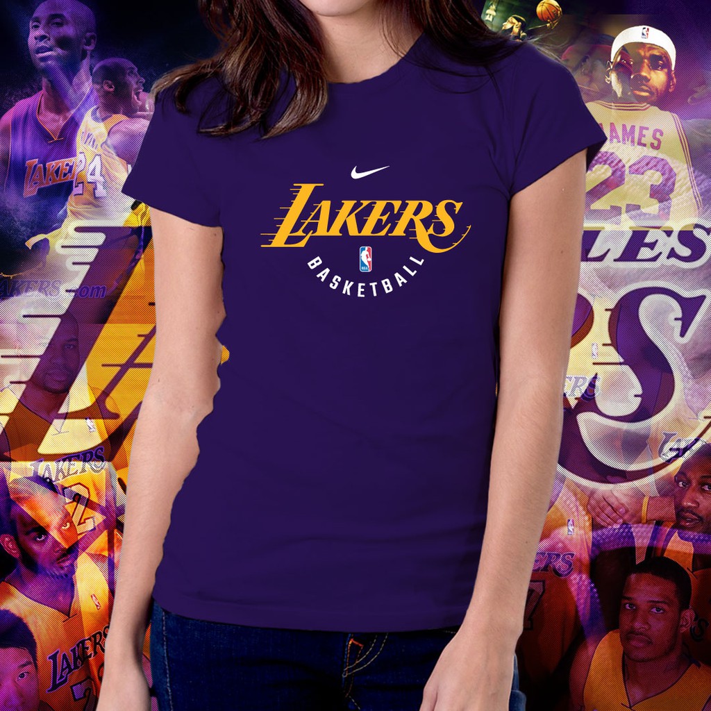 Los Angeles Lakers NBA Basketball Tshirt for Women 17 Shopee Philippines