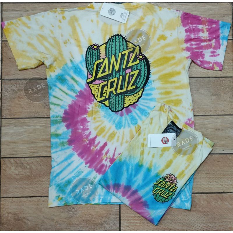 Tie dye Santa Cruz T shirt Shopee Philippines