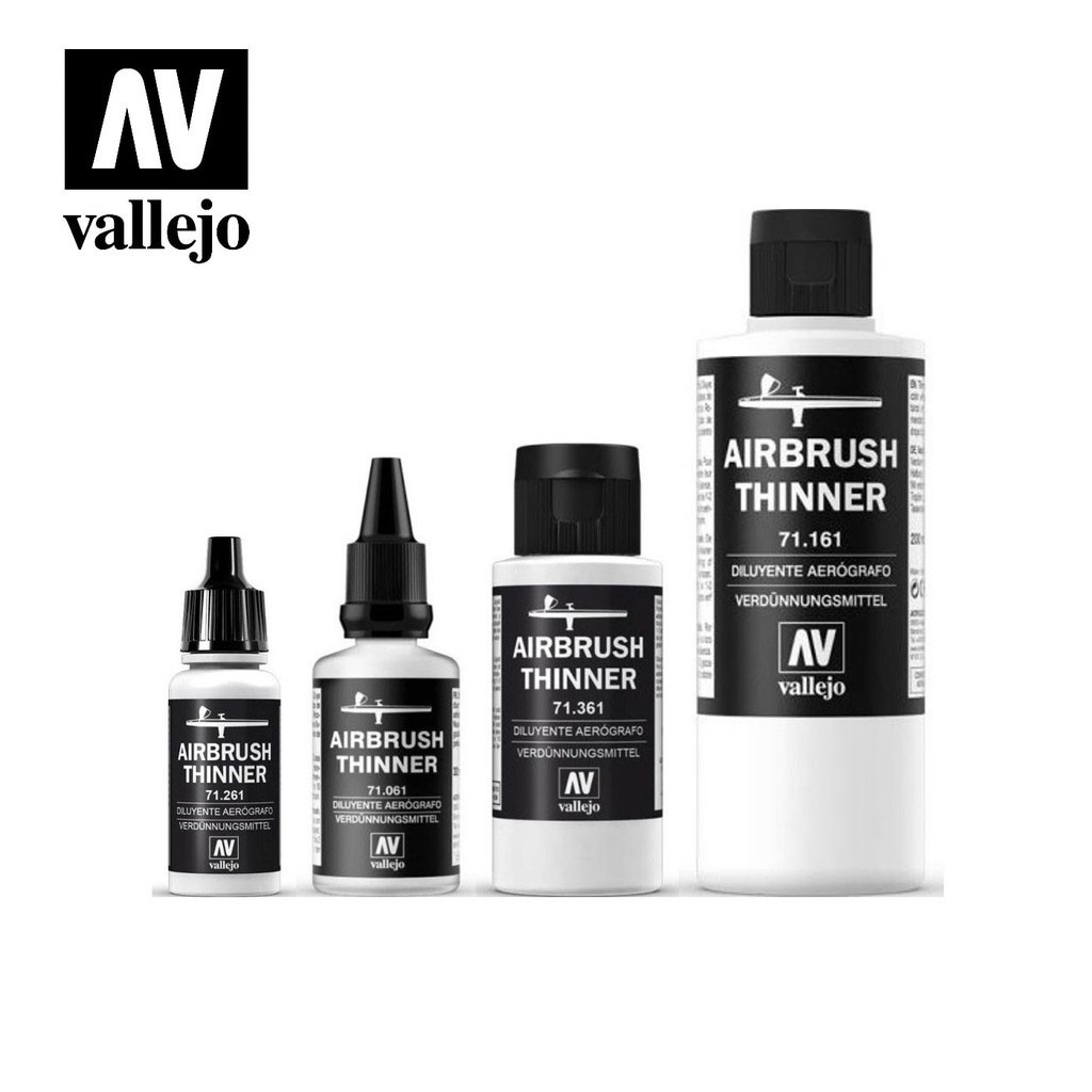 AV Vallejo Airbrush Thinner (17/32/60/200ml) 71261 71061 71361 71161