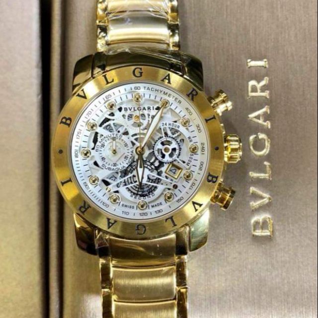 Bvlgari gold clearance watch