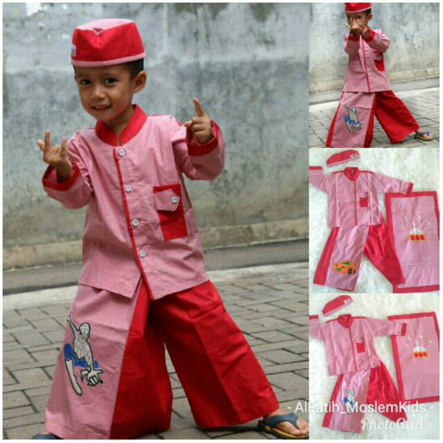 Children's muslim Set-+ sarcel+peci+ Moslem) | Shopee Philippines
