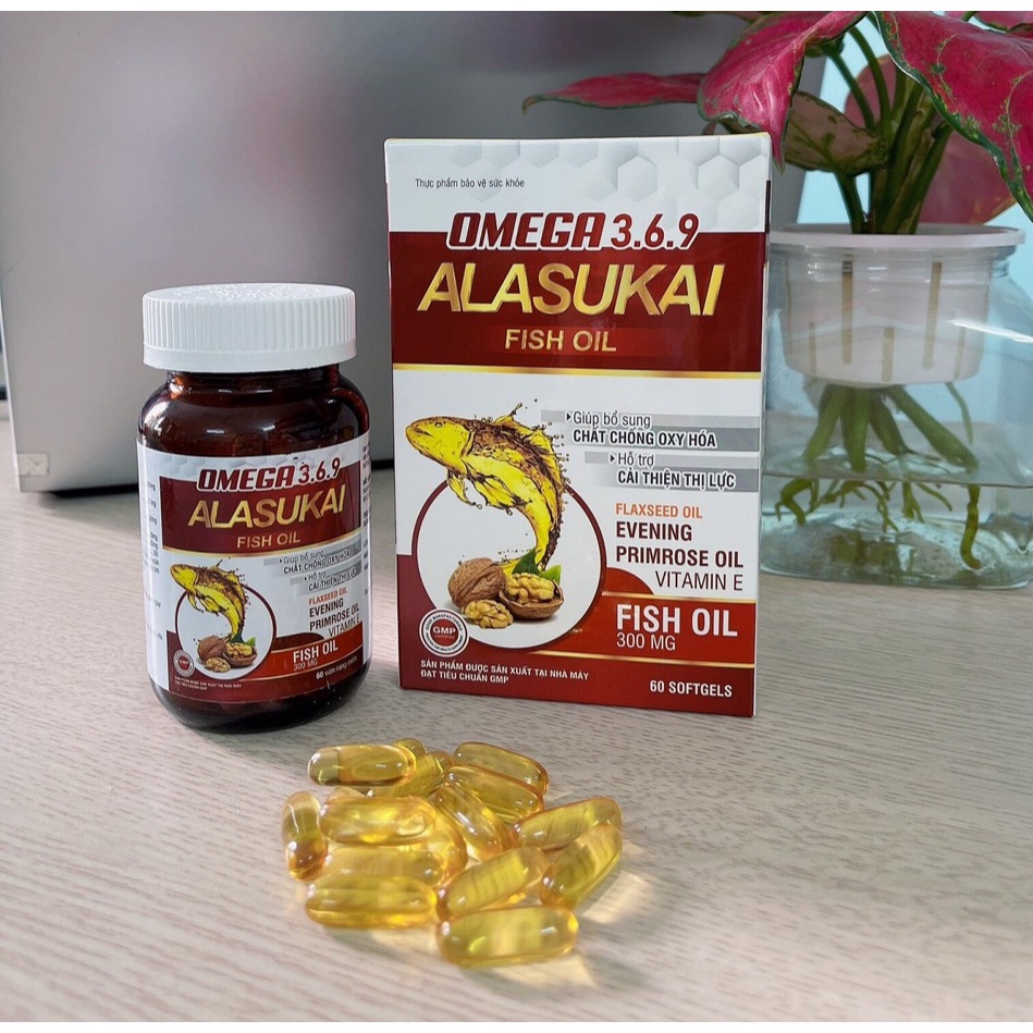 Alaska Omega 3 6 9 Alasukai Fish Oil Supplements Brain, Strengthens