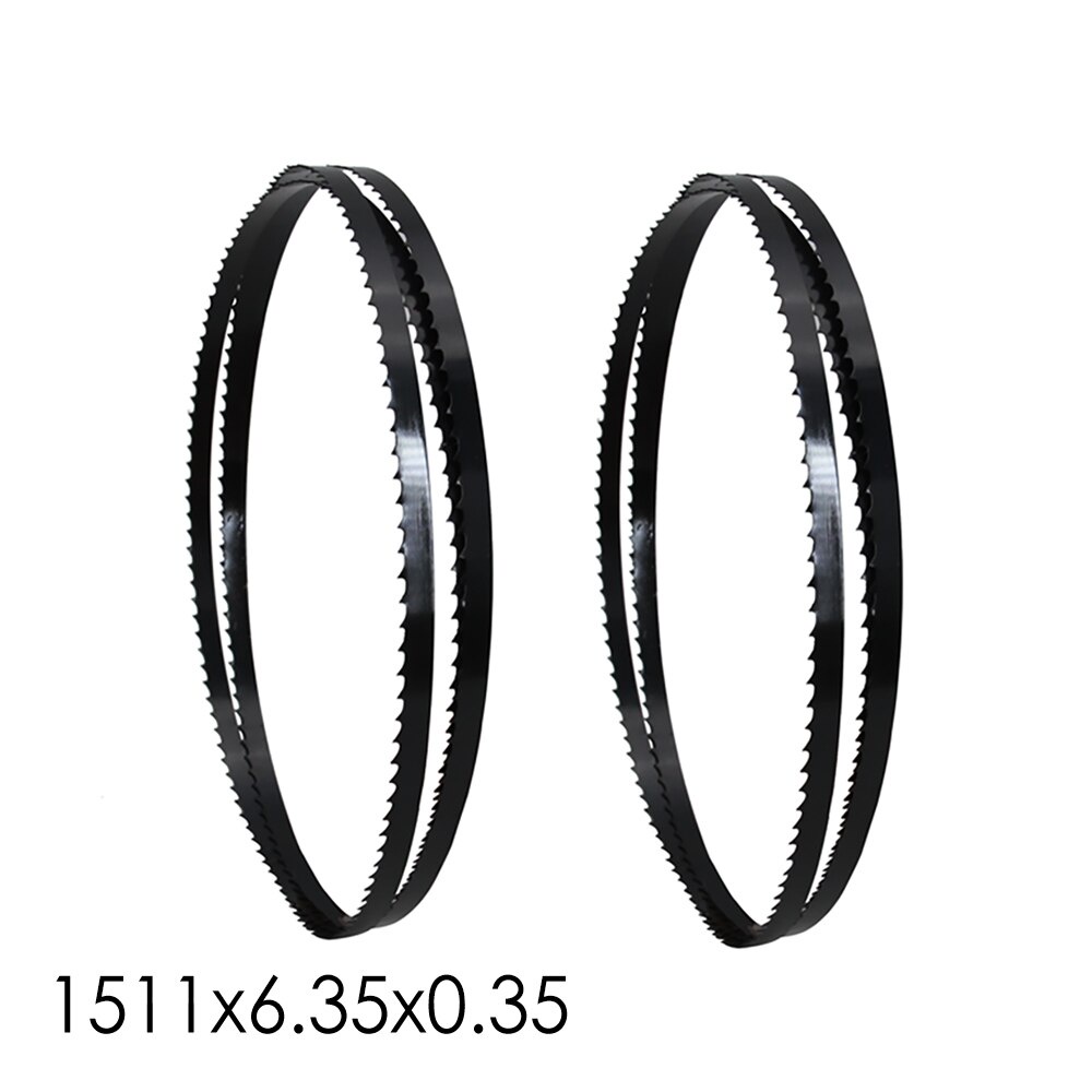 2pcs 1511mm Wood Band Saw Bandsaw Blade 591/2" 1511x6.35x0.35mm TPI 6