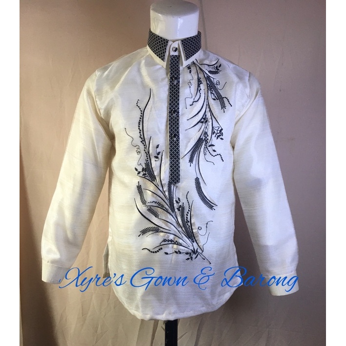 Callado/ Double Collar Barong Tagalog with Lining/ Piña Organza/ Not ...