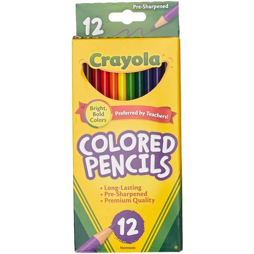 Crayola Colored Pencil Set, Assorted