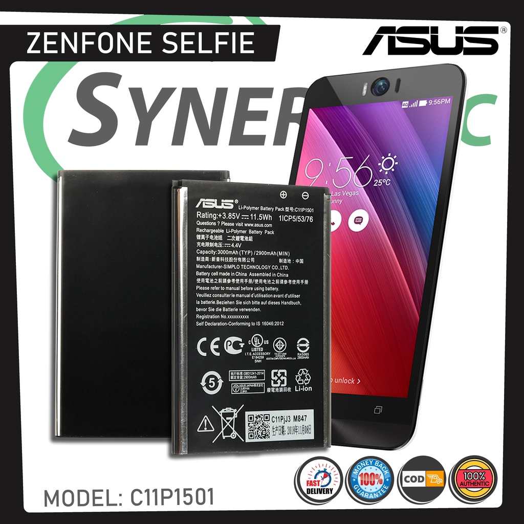 Batterie Original ASUS ZENFONE 2 Selfie ZD551KL ZE550KL Z00UD