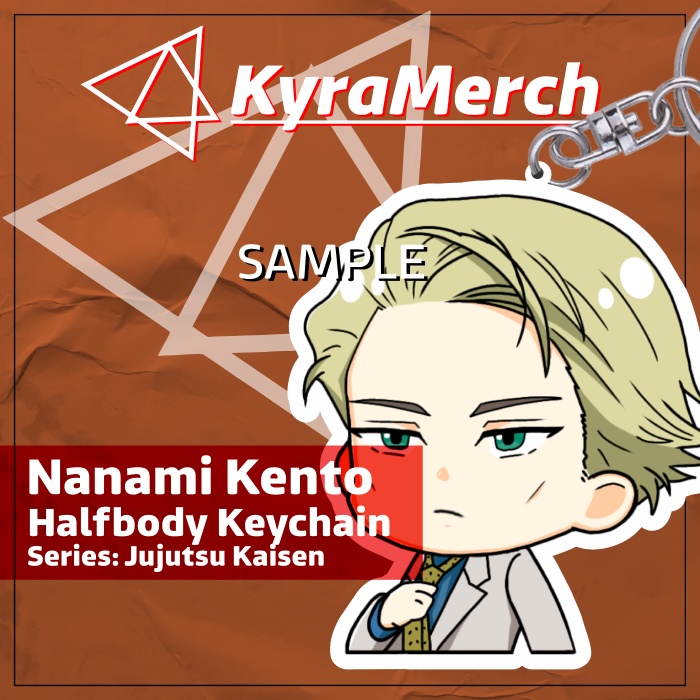 Keychain Halfbody Jujutsu Kaisen Nanami Kento Kyramerch Anime