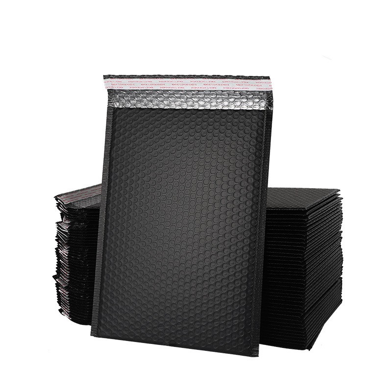 BLACK BUBBLE WRAP POUCH WITH SEAL WRAP DELIVERY PACKAGING ITEMS ...