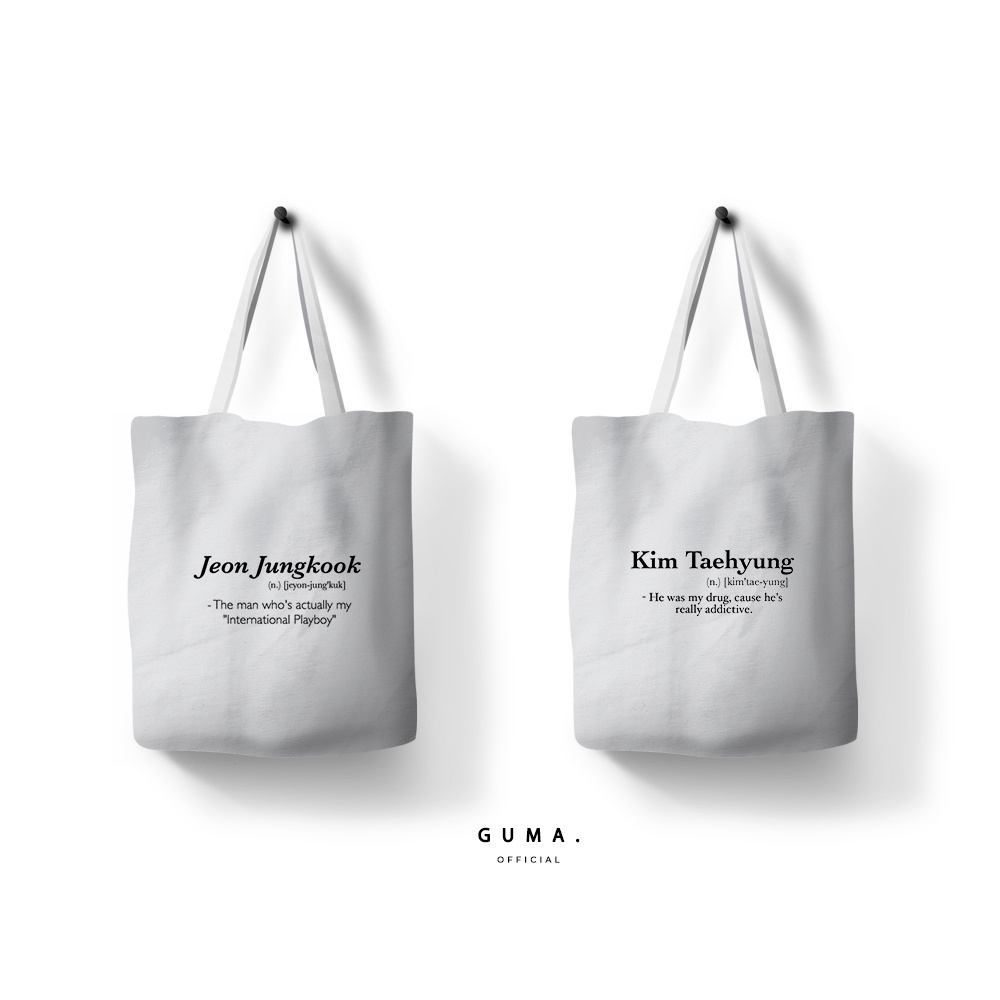 BTS- Kim Taehyung - Tote Bag