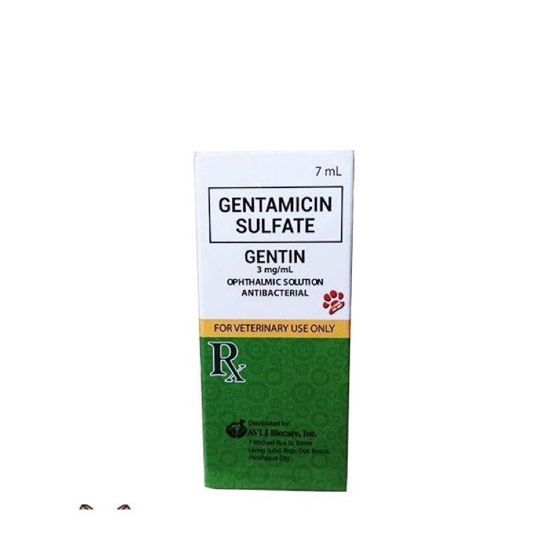 Gentin Gentamicin Eye Drops for Dogs and Cats Shopee Philippines