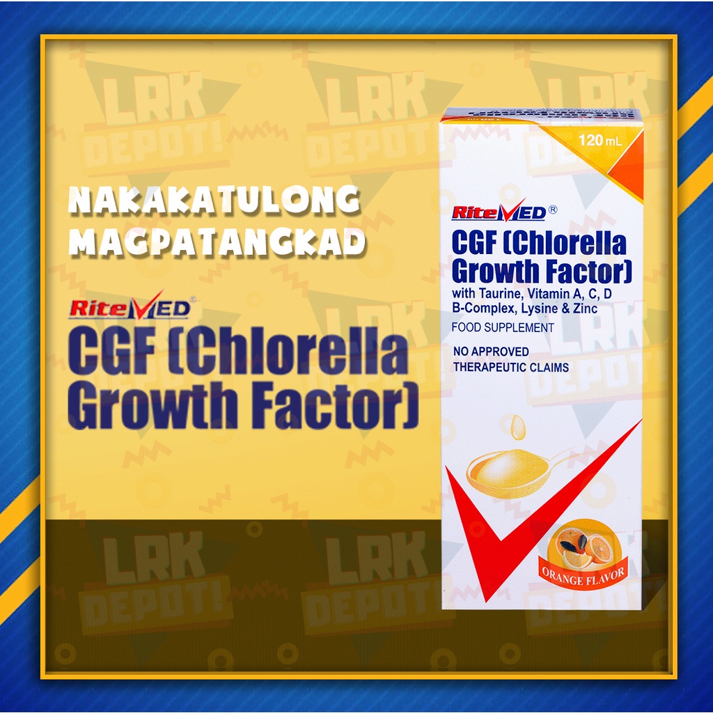 RM CGF Chlorella Growth Factor + Multivitamins Syrup (120mL