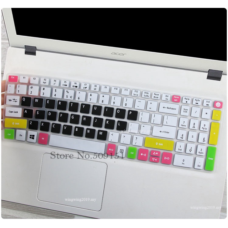 thumbnail image 2 of Clear Keyboard Skin Cover For Acer Aspire V3-551, V3-771, V3-772, V3-572, E5-551 2 of 5