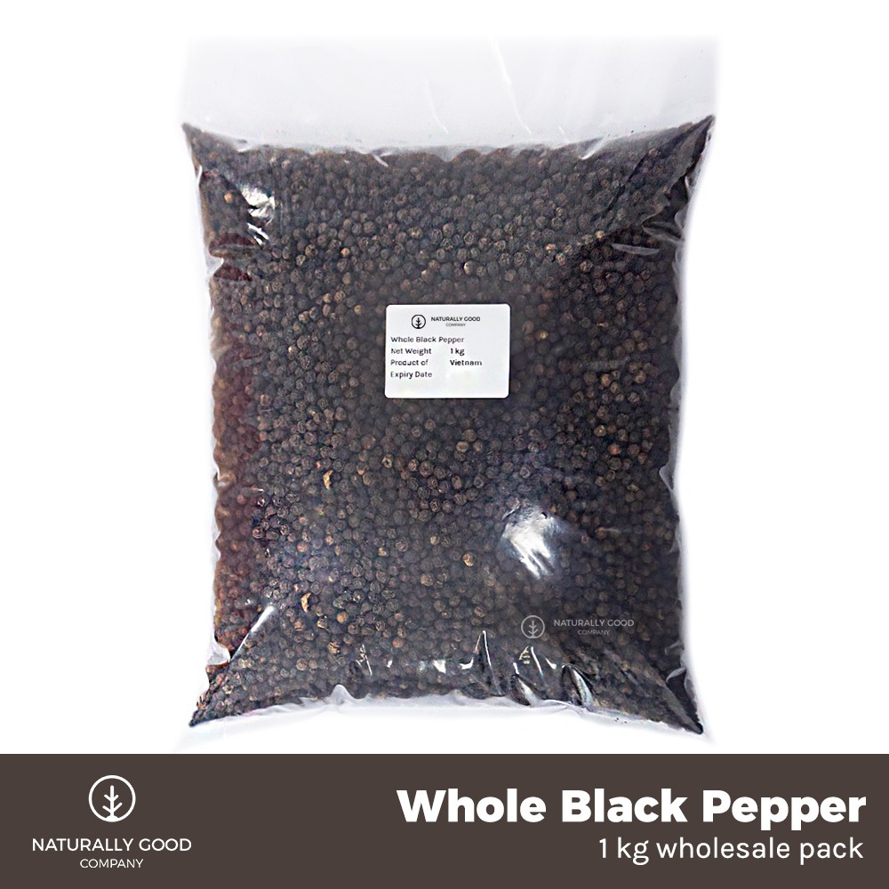 Whole Black Pepper (1 kg wholesale pack) Paminta Shopee Philippines