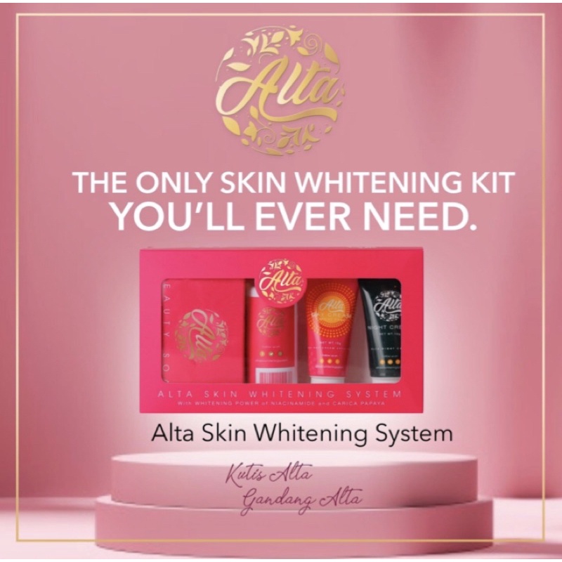 ALTA Skin Whitening System Shopee Philippines