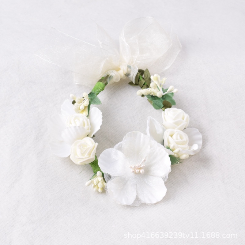 【Same day shipment】Women Headband Floral Flowers Wedding Garland Hair