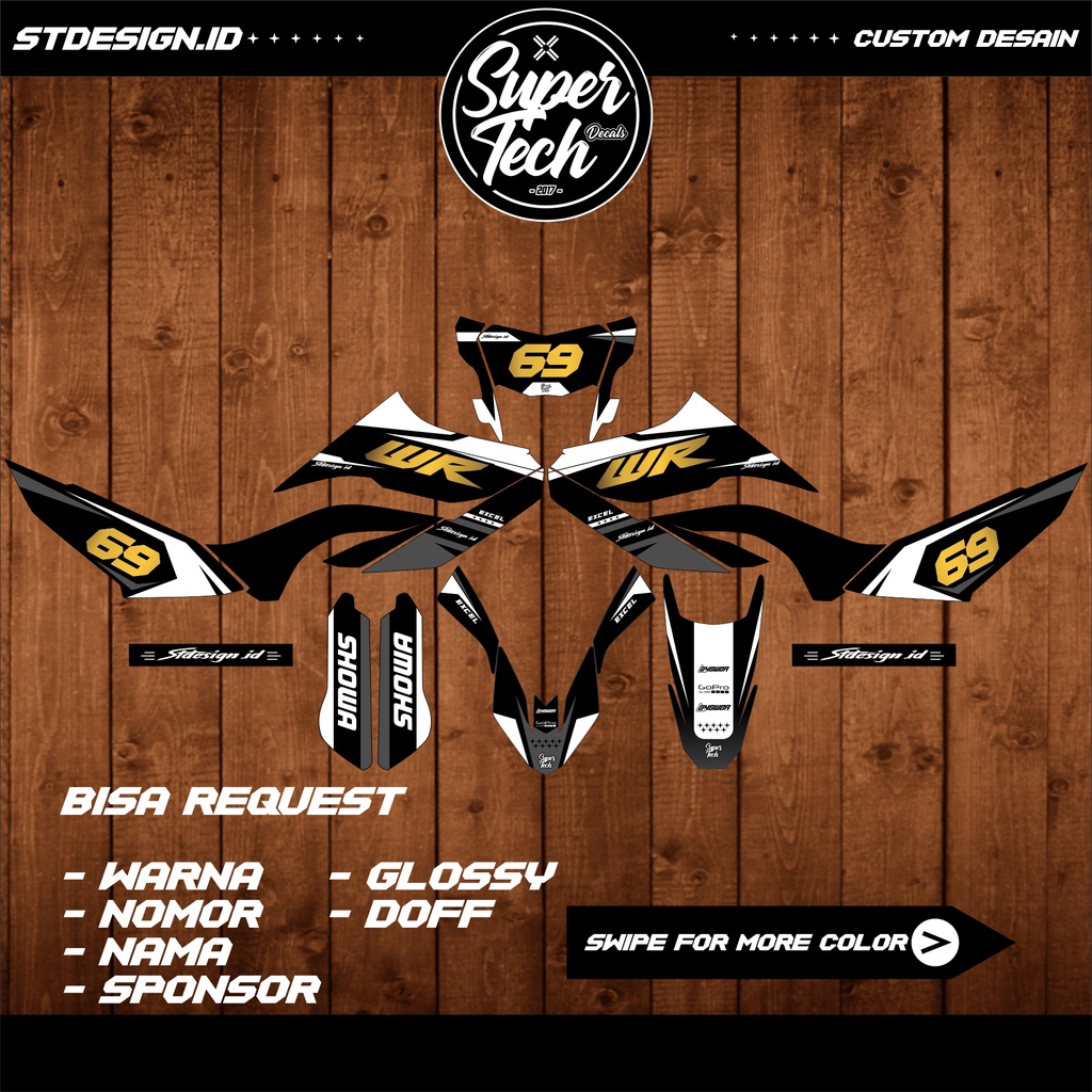 Decal WR155 Full Body Variation Decal WR Supermoto Motorcycle Sticker  Accessories Yamaha WR 155 R 3 | Shopee Philippines