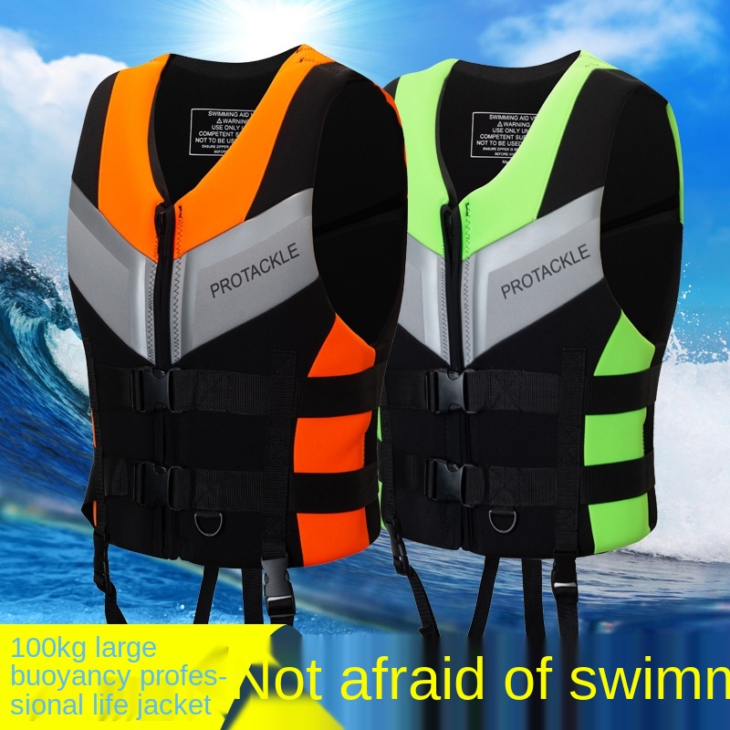 Large Floating Life Jacket Marine Swimming Portable Vest Fishing Vest ...