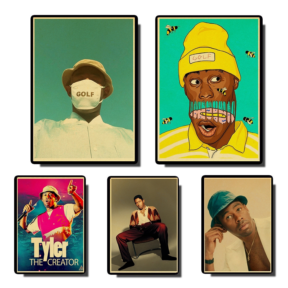 Tyler The Creator Flower Boy Band Music Cover Hip Hop Rapper Star Retro ...